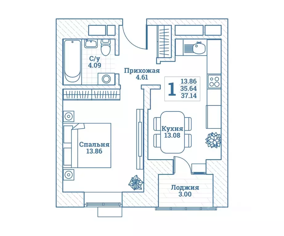 1-к кв. Московская область, Щелково городской округ, Монино пгт ... - Фото 1