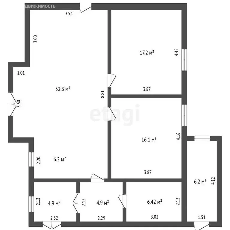 Дом в деревня Власово, Сиреневая улица (94.2 м) - Фото 1