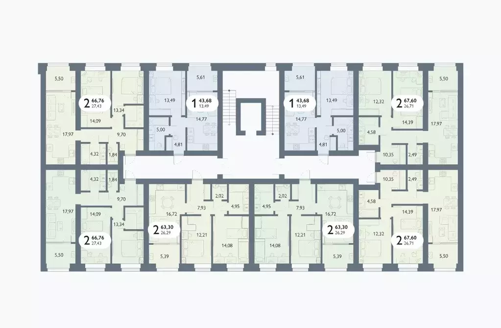 2-к кв. Брянская область, Брянский район, пос. Мичуринский, ... - Фото 2