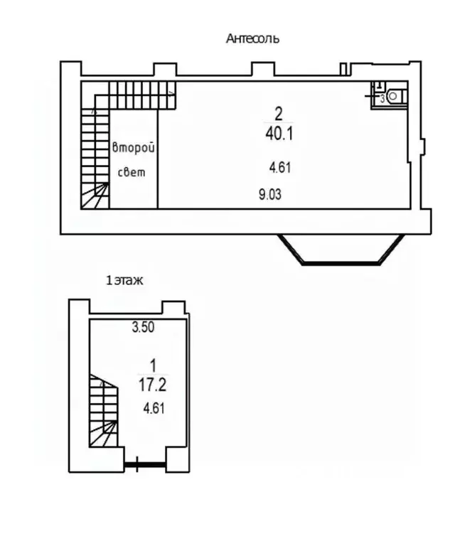 Помещение свободного назначения в Москва Тверская ул., 19 (58 м) - Фото 2