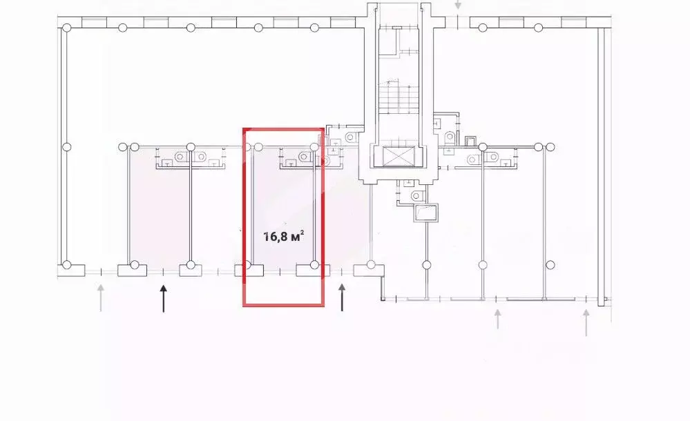 Помещение свободного назначения в Москва Планерная ул., 12К1 (17 м) - Фото 2