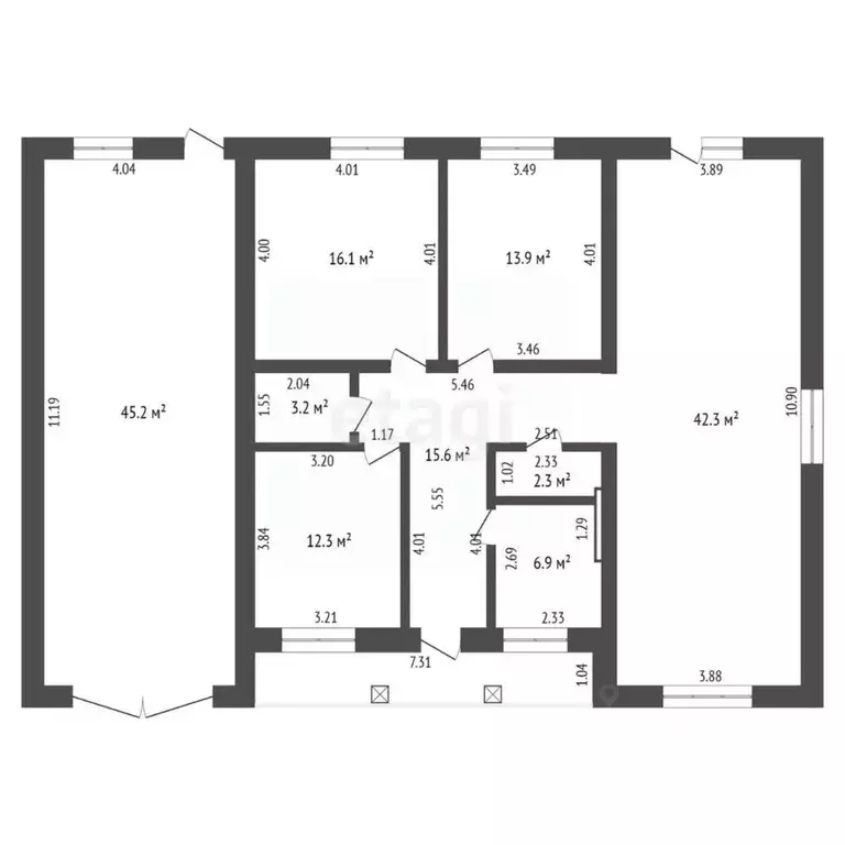 Дом в Башкортостан, Стерлитамакский район, Отрадовский сельсовет, с. ... - Фото 2