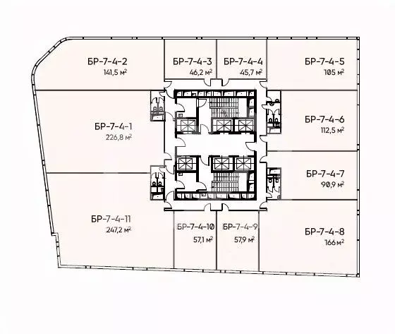 Помещение свободного назначения в Москва Холодильный пер., 3к1 (227 м) - Фото 2