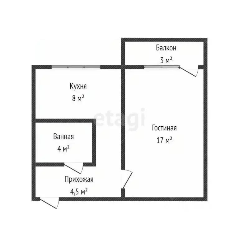 1-к кв. Дагестан, Махачкала ул. Ирчи Казака, 124В (36.0 м) - Фото 1