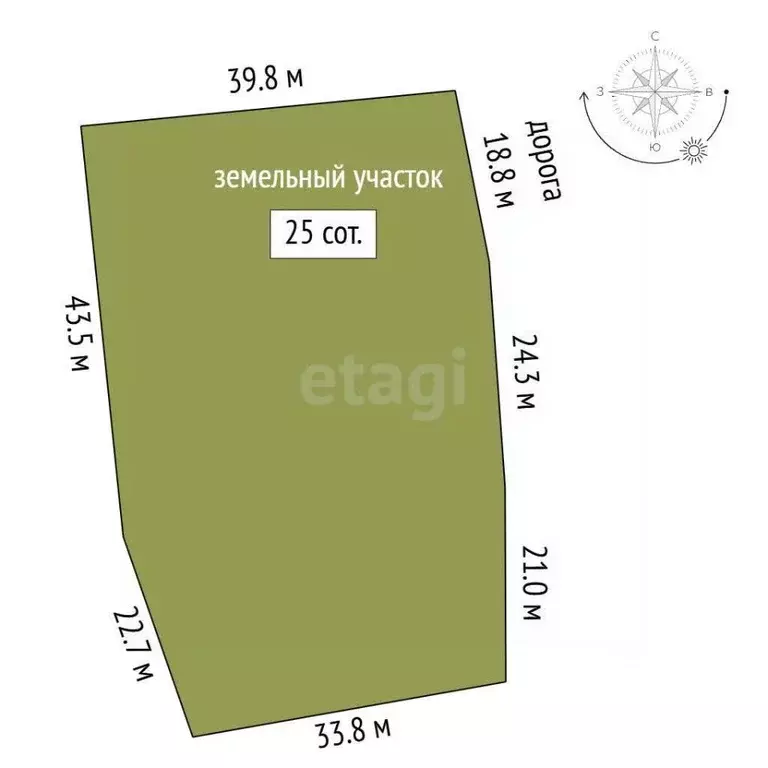 Участок в Крым, Бахчисарайский район, Куйбышевское с/пос, с. Танковое ... - Фото 2