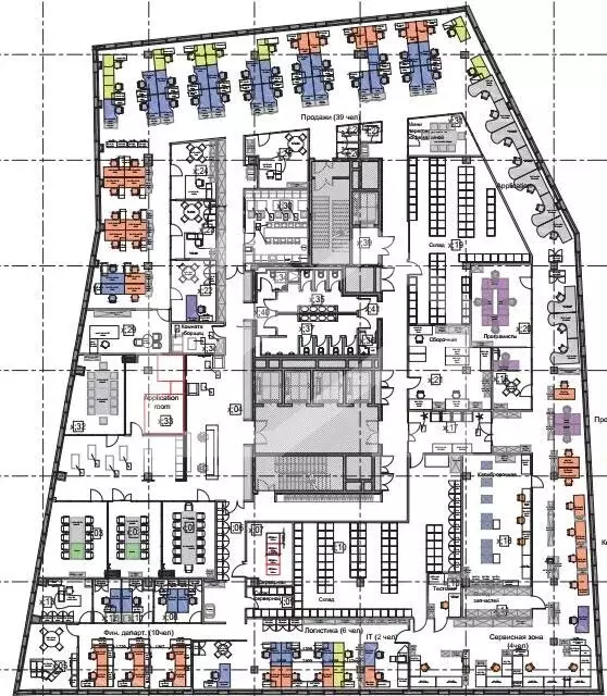 Помещение свободного назначения в Москва Нахимовский просп., 58 (2084 ... - Фото 2