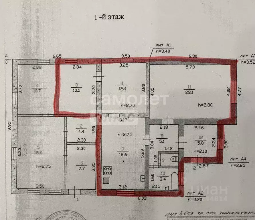 Дом в Орловская область, Орел Челябинская ул., 36 (78 м) - Фото 1