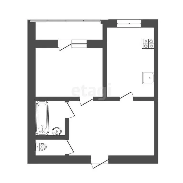 1-комнатная квартира: Саранск, улица Победы, 24к1 (45 м) - Фото 0