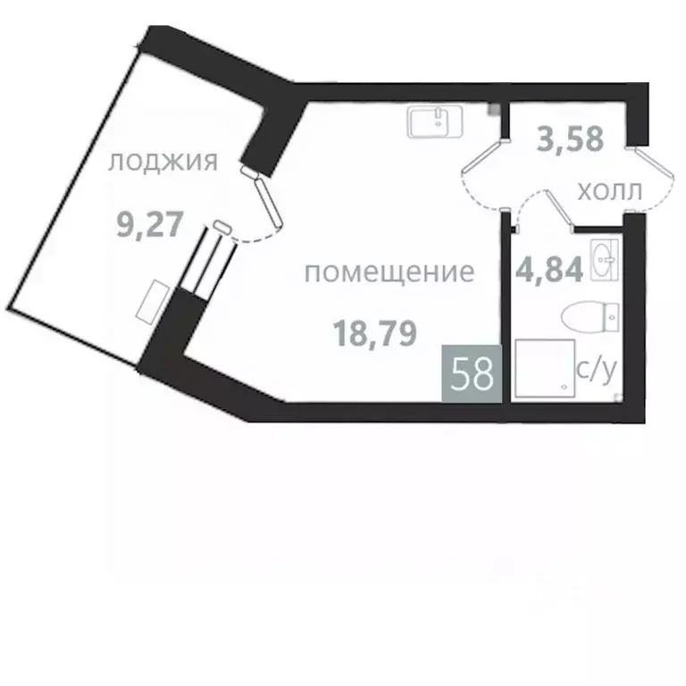 1-к кв. Калининградская область, Балтийск  (36.48 м) - Фото 0