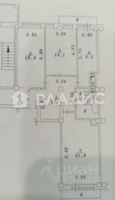 3-к кв. Новосибирская область, Новосибирск Выборная ул., 99/4 (77.6 м) - Фото 1