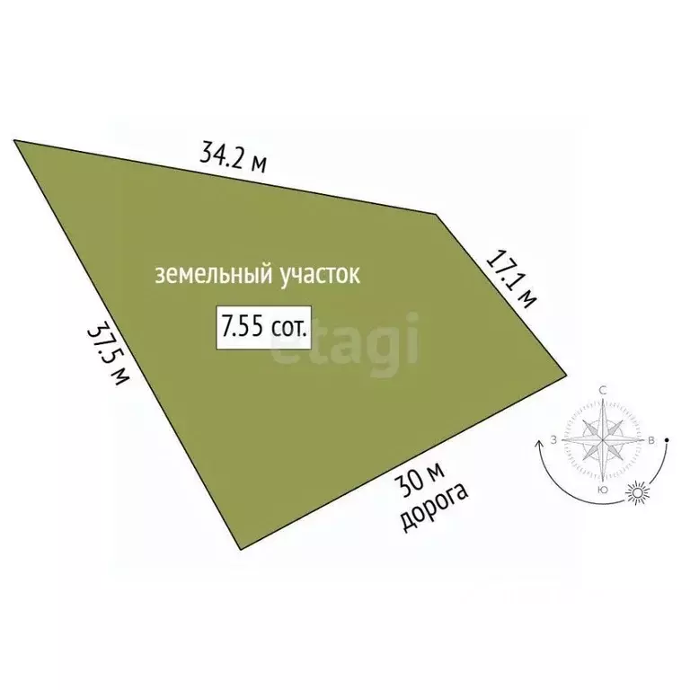 Участок в Крым, Кировский район, Первомайское с/пос, с. Изюмовка ул. ... - Фото 2
