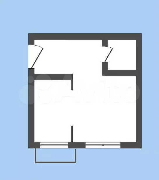 1-к. квартира, 40 м, 1/11 эт. - Фото 0