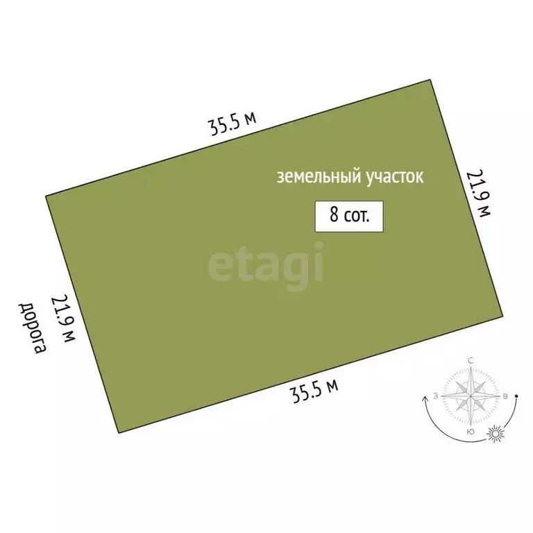 Участок в Тюменская область, Тюменский муниципальный округ, с. Кулига, ... - Фото 2