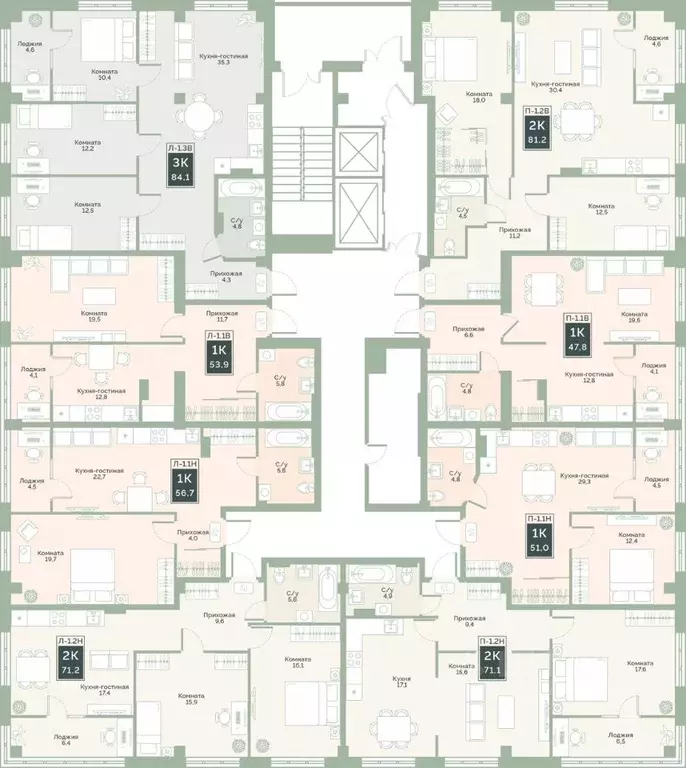 1-к кв. Курганская область, Курган Заозерный жилрайон, 6А мкр, ул. ... - Фото 2