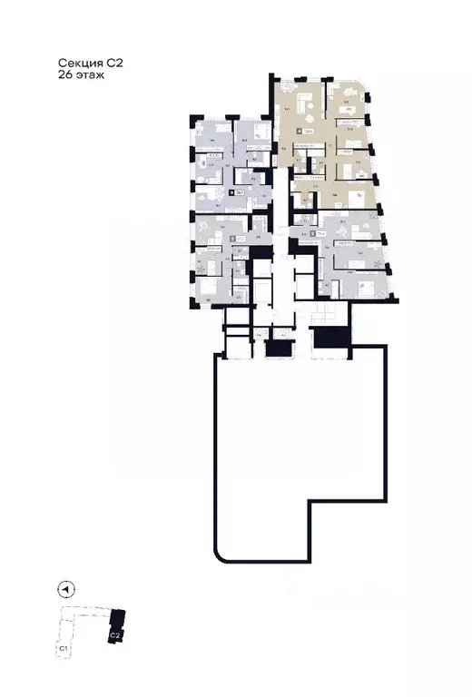 2-к кв. Москва Лодочная ул., 27К2 (61.2 м) - Фото 1