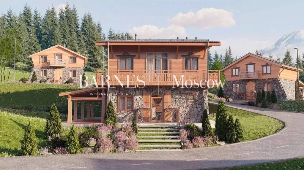 Дом в Карачаево-Черкесия, Зеленчукский район, с. Архыз  (215 м) - Фото 2