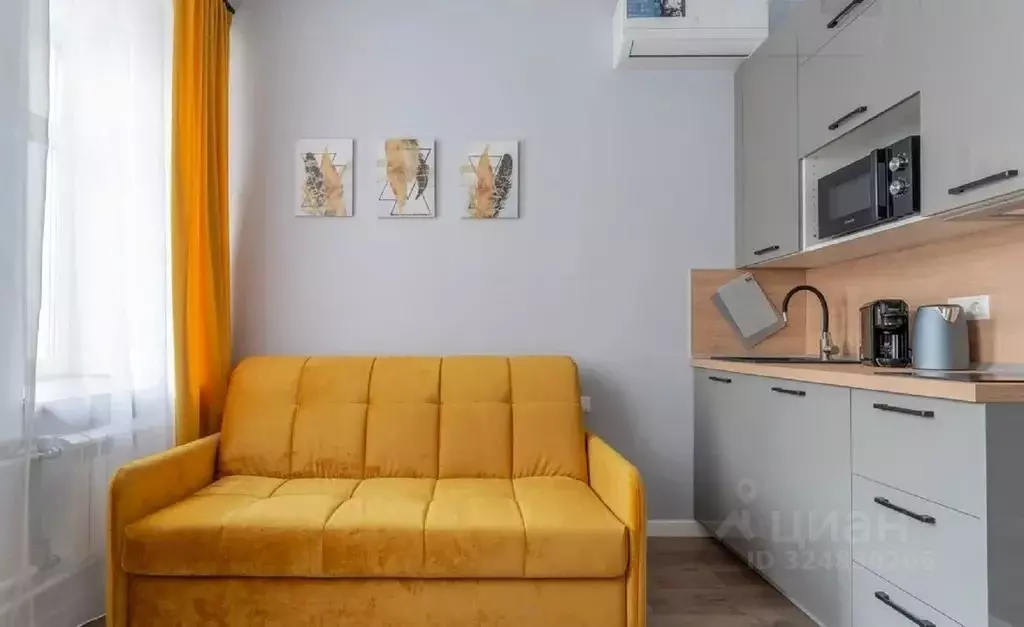 Студия Москва ул. Красина, 7С1 (20.0 м) - Фото 2