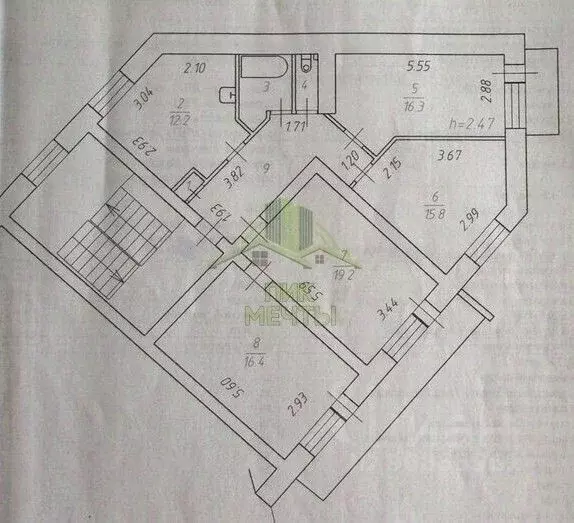 4-к кв. Бурятия, Улан-Удэ Комсомольская ул., 4 (99.1 м) - Фото 2