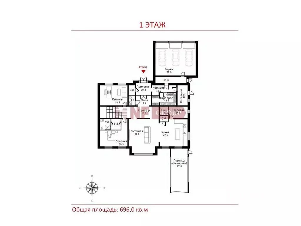 Коттедж в Московская область, Красногорск ул. Прибрежная (696 м) - Фото 2