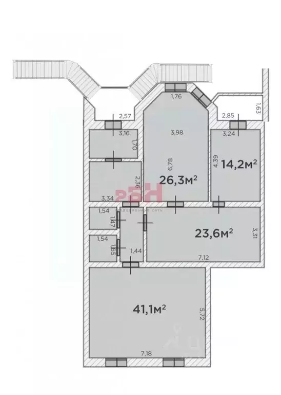 Офис в Тюменская область, Тюмень Комсомольская ул., 56 (135 м) - Фото 1