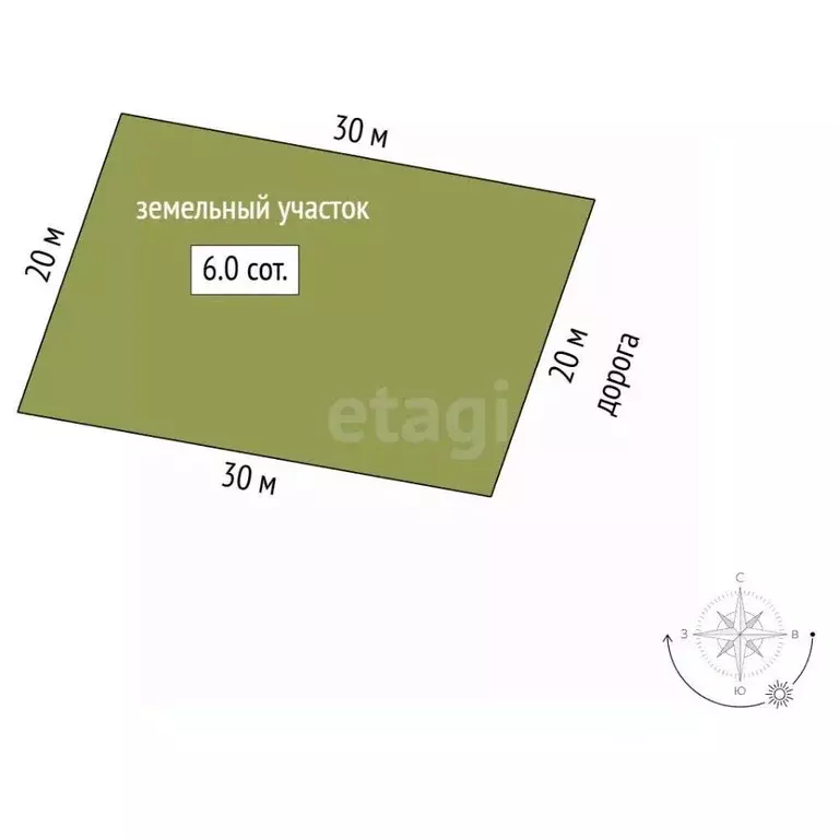 Участок в Крым, Судак муниципальный округ, с. Миндальное, Солнечная ... - Фото 2