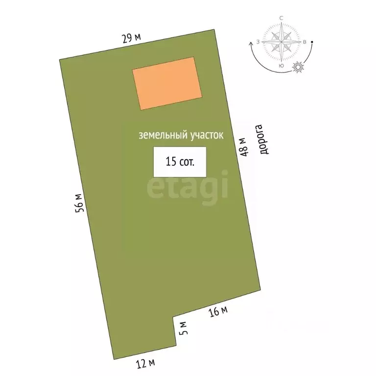 Дом в Крым, Черноморский район, Новоивановское с/пос, с. Хмелево ул. ... - Фото 2