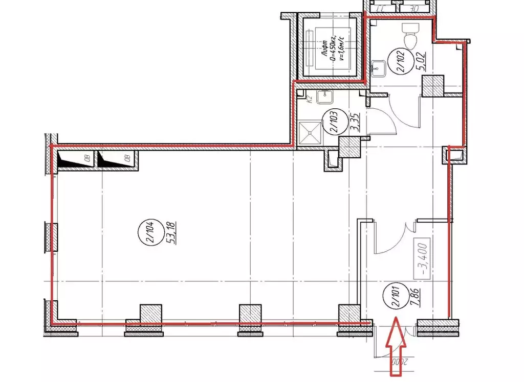 Помещение свободного назначения в Ленинградская область, Мурино ... - Фото 1