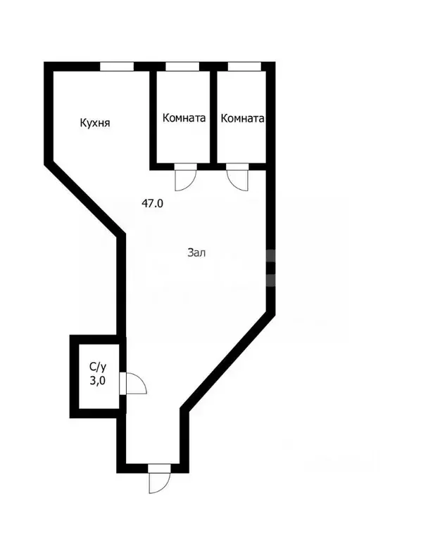 3-к кв. Краснодарский край, Сочи Вишневая ул., 51 (80.0 м) - Фото 2