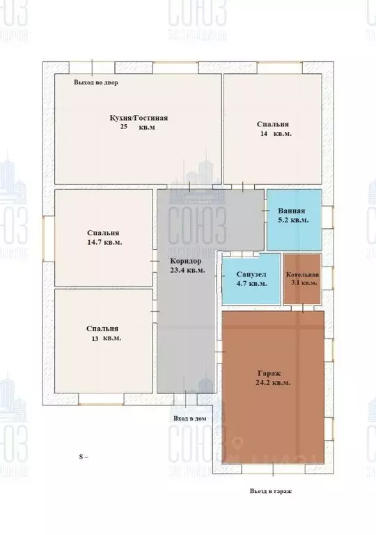 Дом в Оренбургская область, Оренбургский район, с. Ивановка ул. ... - Фото 2