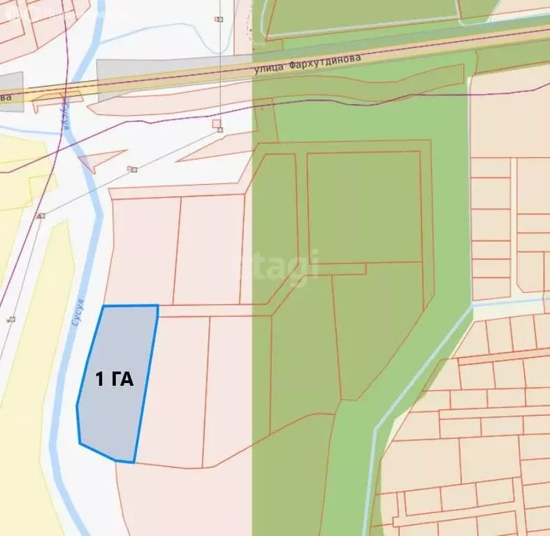 Участок в Южно-Сахалинск, планировочный район Хомутово (103.5 м) - Фото 1