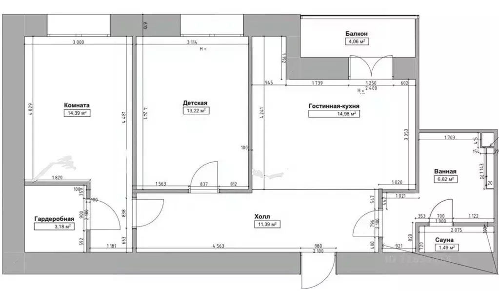 2-к кв. Башкортостан, Уфа ул. Энтузиастов, 13 (65.7 м) - Фото 2