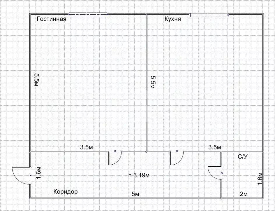 1-к кв. Дагестан, Дербент ул. Атаева, 37 (52.0 м) - Фото 1