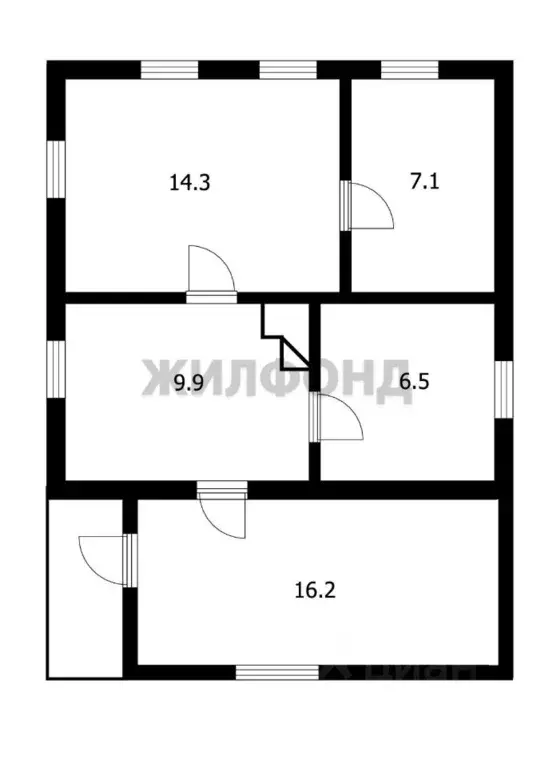 Дом в Новосибирская область, Коченевский район, Чик рп ул. Титова, 18 ... - Фото 1