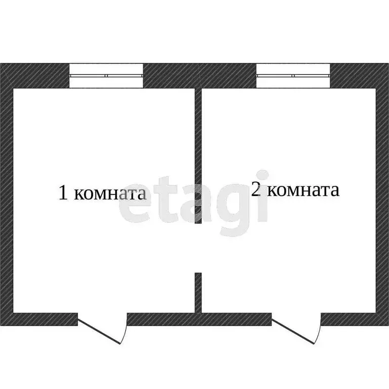 2-комнатная квартира: Златоуст, улица имени А.С. Грибоедова, 15 (41.8 ... - Фото 1