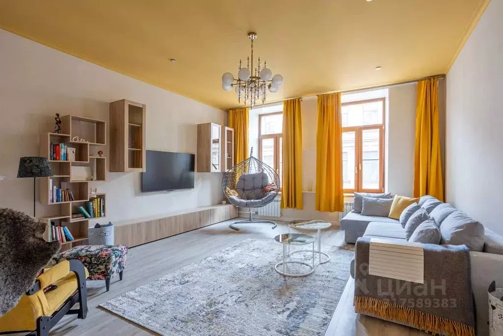 3-к кв. Санкт-Петербург ул. Писарева, 18 (115.0 м) - Фото 0