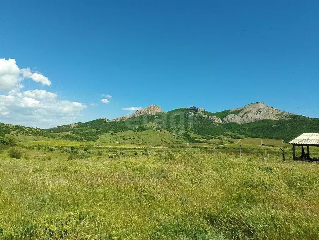 Участок в Крым, Феодосия муниципальный округ, Щебетовка пгт, Коктебель ... - Фото 1