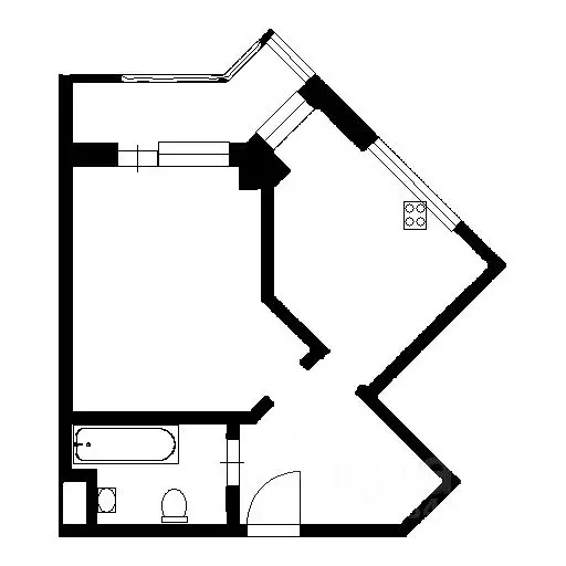 1-к кв. Севастополь просп. Античный, 66 (36.0 м) - Фото 2