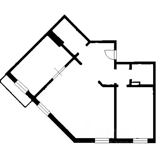 2-к кв. Санкт-Петербург ул. Хошимина, 12 (74.0 м) - Фото 1