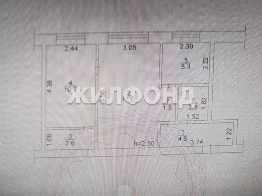 2-к кв. Томская область, Томск с. Тимирязевское, Новая ул., 2 (44.5 м) - Фото 0