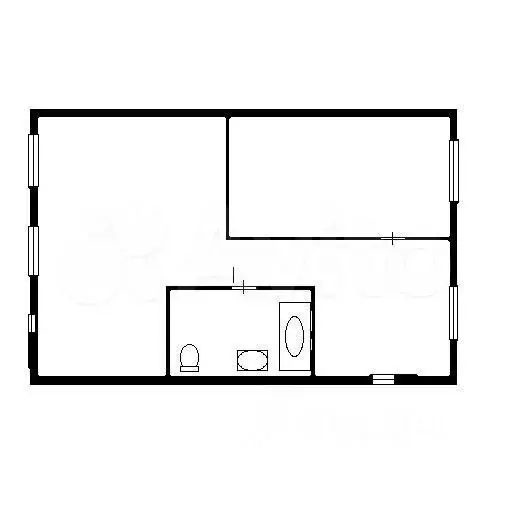 2-к. квартира, 55 м, 4/6 эт. - Фото 0