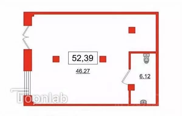 Помещение свободного назначения в Санкт-Петербург Уральская ул., 23 ... - Фото 2