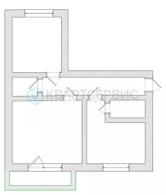 2-к кв. Омская область, Омск ул. 21-я Амурская, 25 (64.0 м) - Фото 2