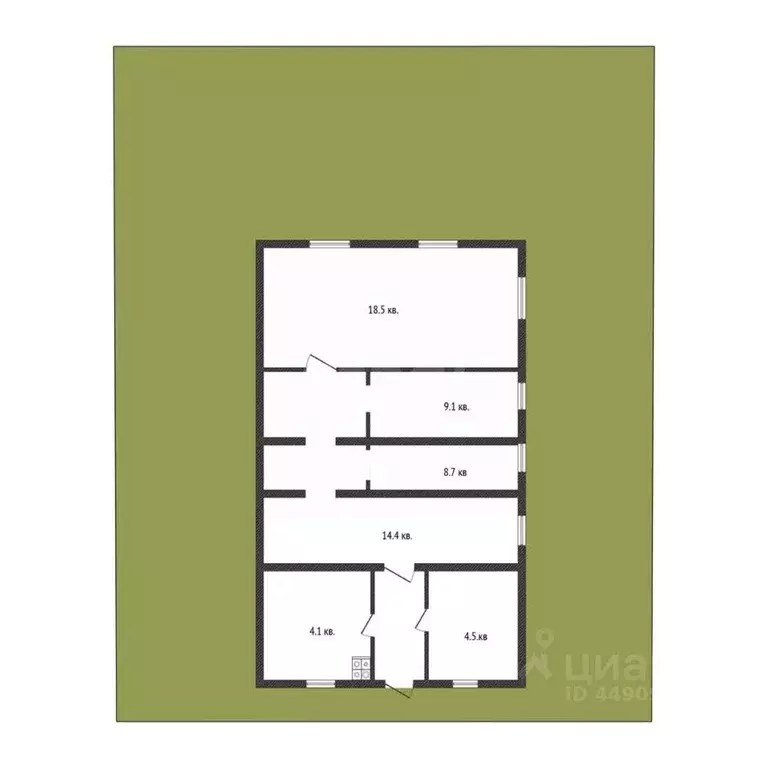 Дом в Смоленская область, Ярцево Степная ул., 3 (87 м) - Фото 1