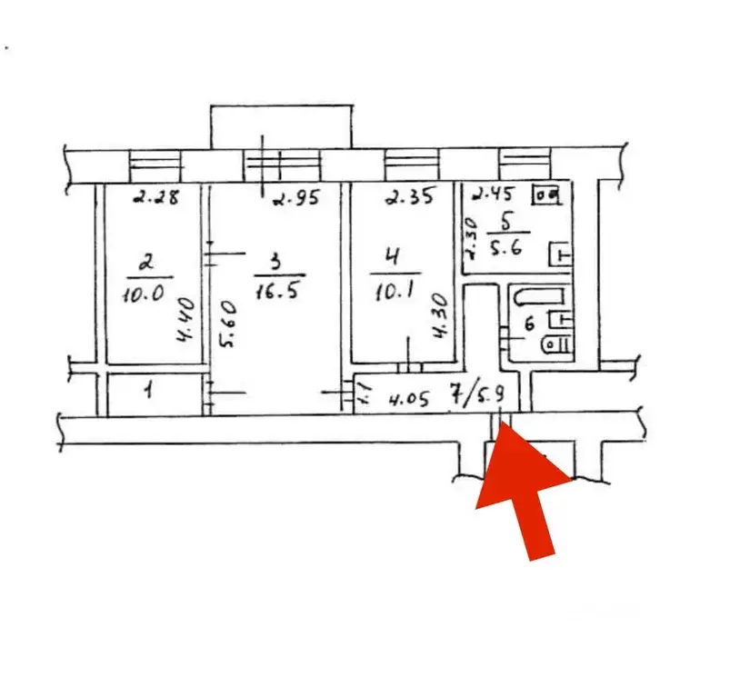 3-к кв. томская область, томск тракт иркутский, 168 (53.0 м) - Фото 0