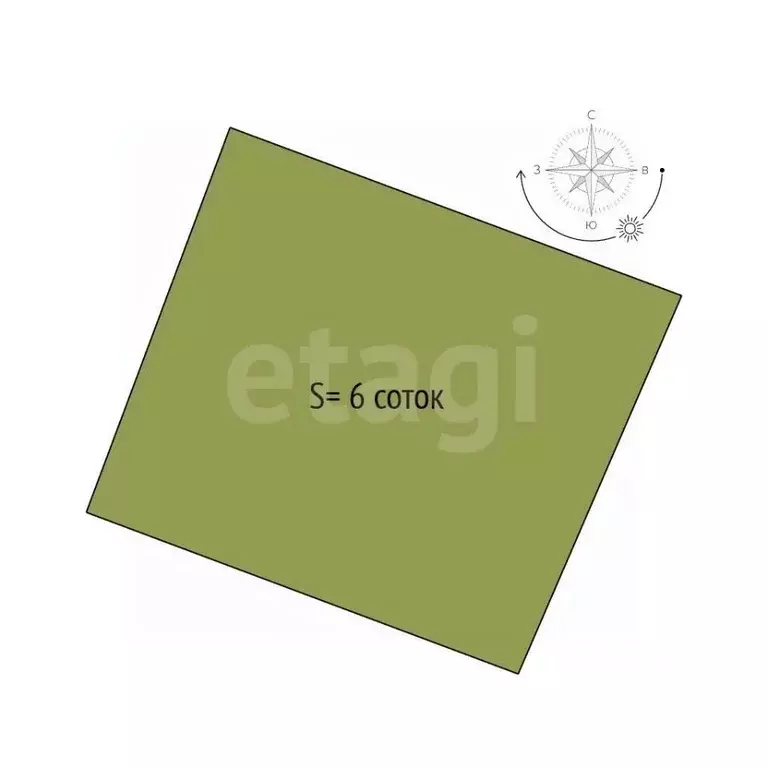 Участок в Новосибирская область, Новосибирский район, Кубовинский ... - Фото 1