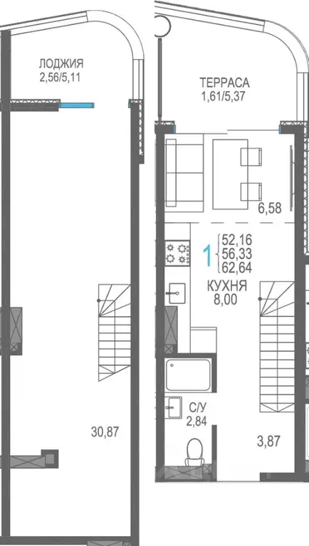 1-к кв. Крым, Сакский район, Лесновское с/пос, с. Прибрежное Розовое ... - Фото 0