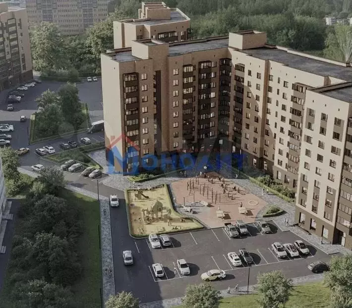 1-к. квартира, 42,1 м, 6/9 эт. - Фото 1