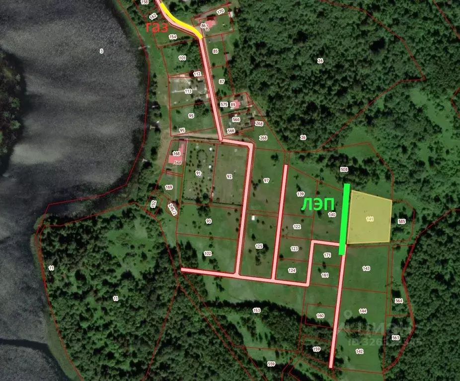 Участок в Новгородская область, Валдайский район, Рощинское с/пос, д. ... - Фото 1