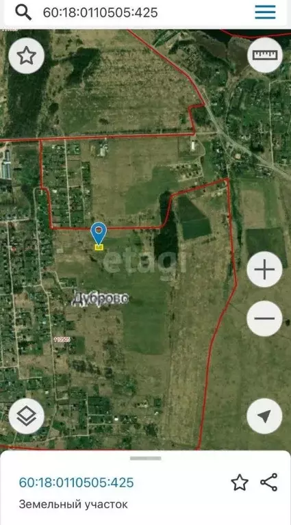 Участок в Псковская область, Псковский район, Логозовская волость, д. ... - Фото 2