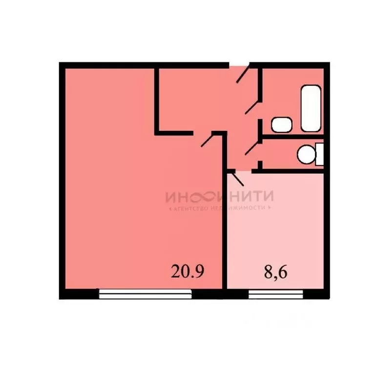 1-к кв. Москва Новопеределкинская ул., 10 (39.1 м) - Фото 2